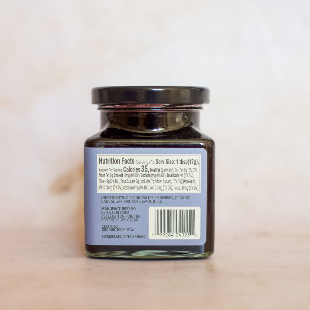 ORGANIC WILD BLUEBERRY JAM