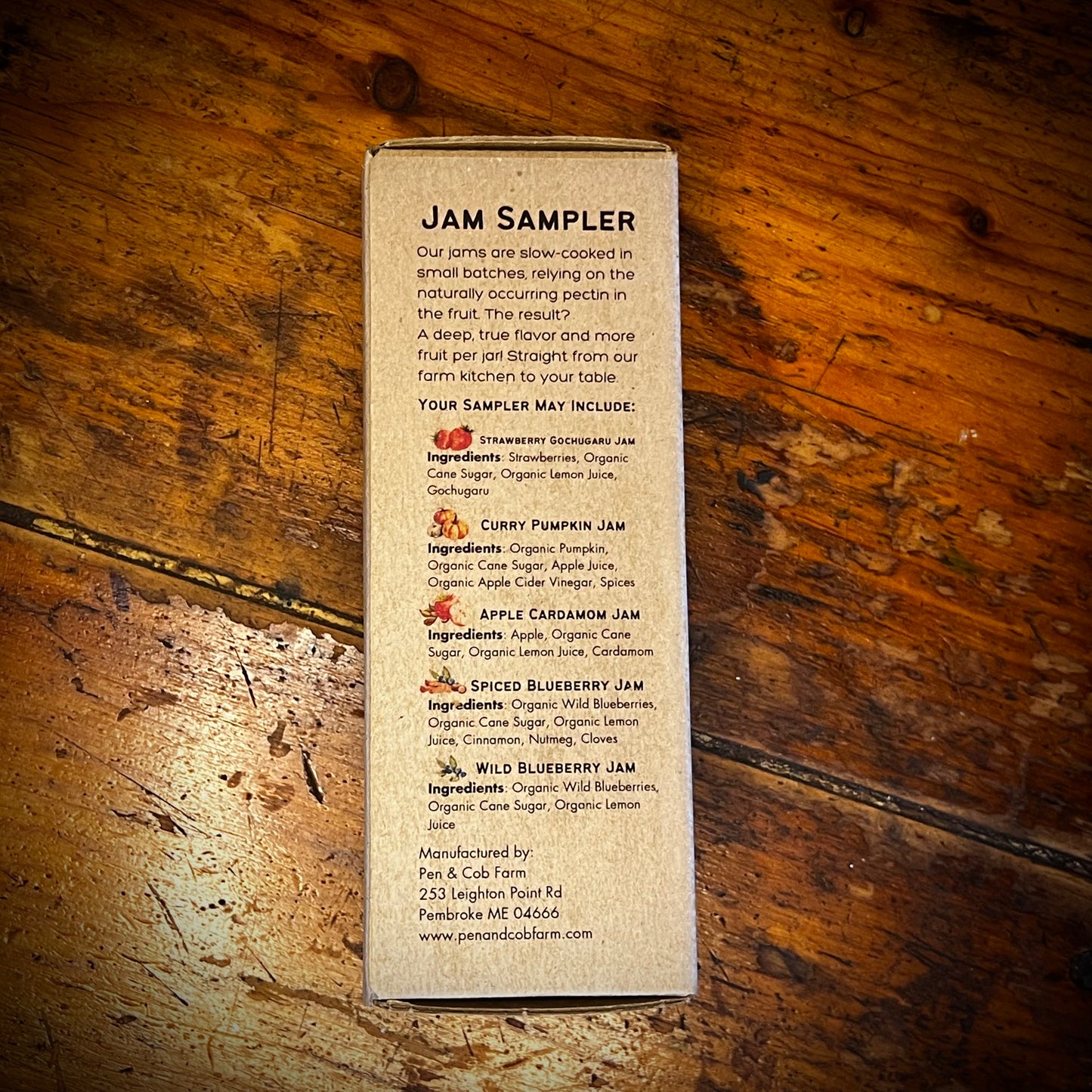 FRUIT OF MAINE JAM GIFT BOX