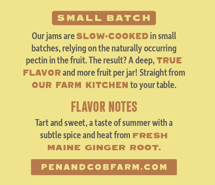 LEMON GINGER RHUBARB JAM