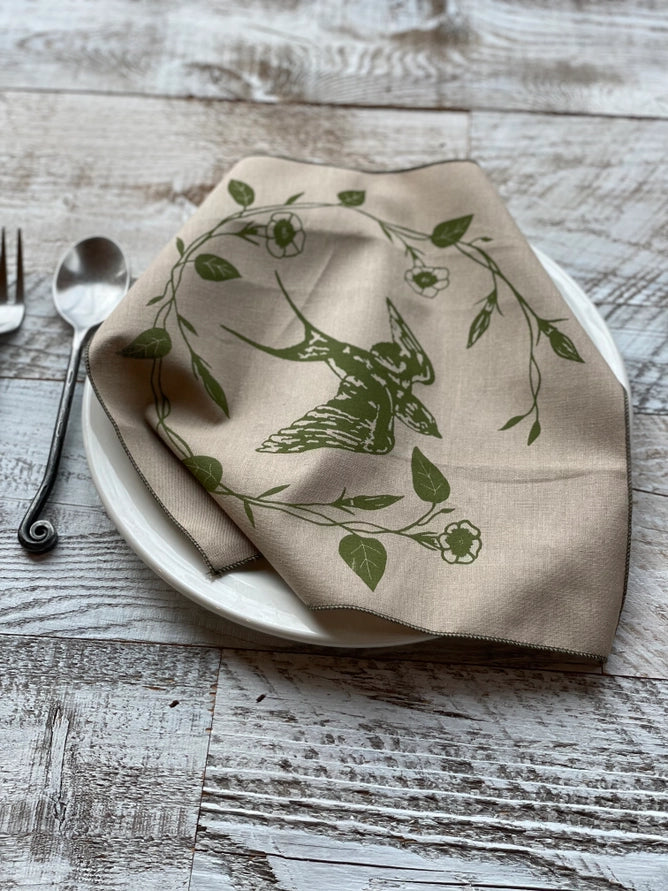Barn Swallow “Hapkin” the Hanky/Napkin - Set of Two