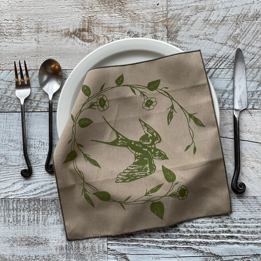 Barn Swallow “Hapkin” the Hanky/Napkin - Set of Two